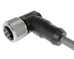 M12 17 PİN DİŞİ 90° 5 M PUR SENSÖR KABLOSU OLVO