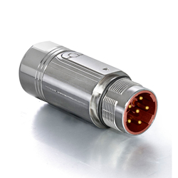 M23 8 Kontak Kablo Tip Erkek 180° (Düz) Konnektör  TE CONNECTİVİTY INTERCONTEC  BKUA199NN00580200000