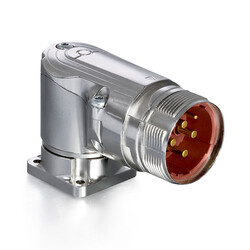 M40 6 Kontak Panel Tip Erkek 90° Konnektör TE CONNECTİVİTY INTERCONTEC CEDE270NN00000510000