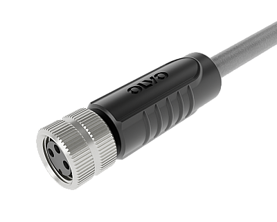 M8 3 PİN DİŞİ 5 MT DÜZ PVC SENSÖR KABLOSU OLVO - 1