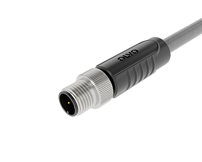 M8 3 PİN ERKEK 5 MT DÜZ PVC SENSÖR KABLOSU OLVO - 1