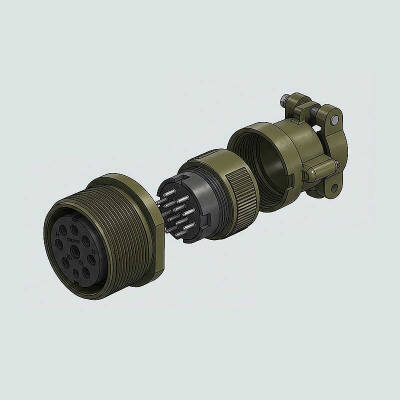 MS3101F 18-8S Dişi Tip Askeri Konnektör OLVO - 1